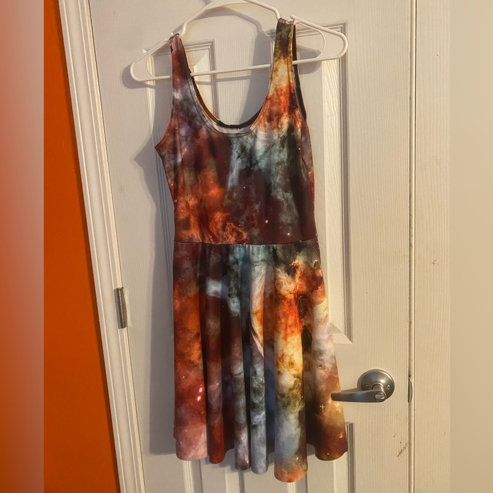 Blackmilk Clothing galaxy Pearl skater dress.